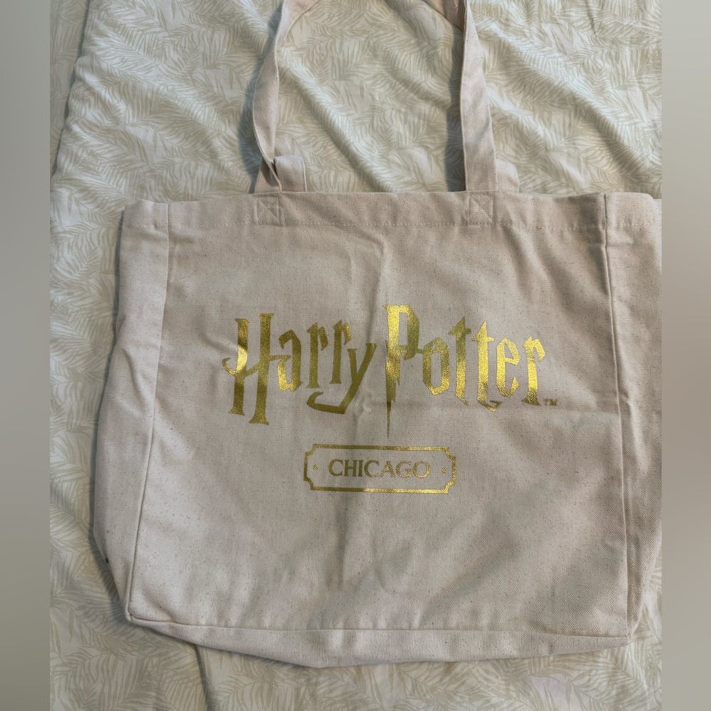 Harry Potter Beige Tote Bag - Collectible Chicago